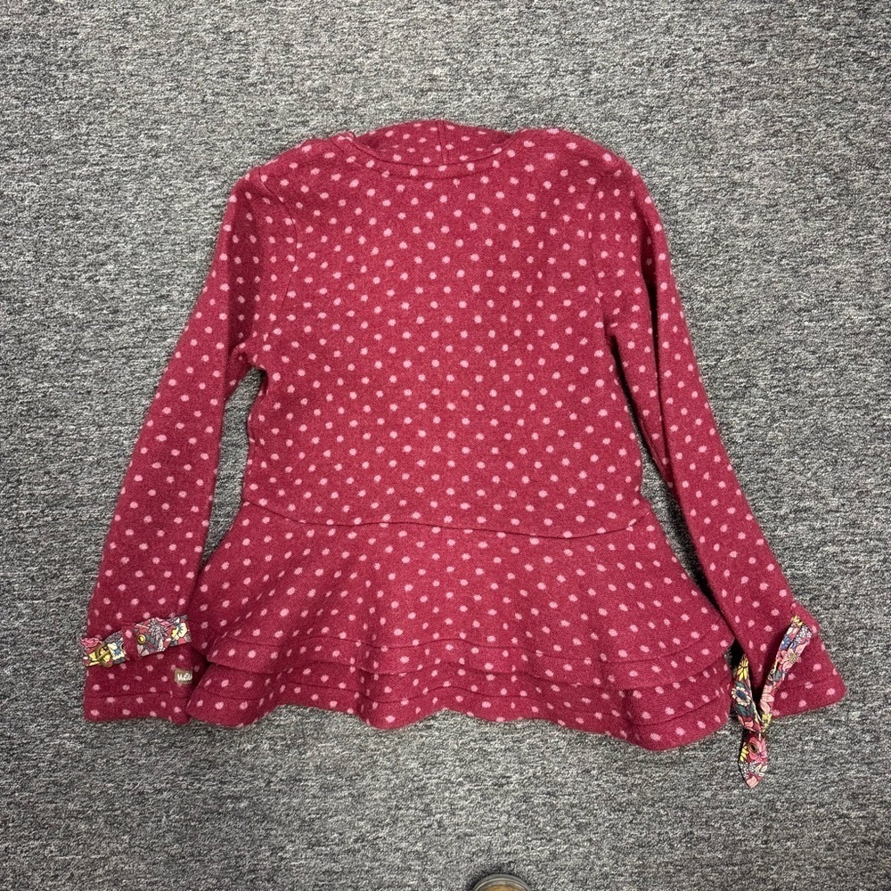 Matilda Jane Girls Devon Tiered Wool Winter Coat Boutique Jacket Size 14 - Picture 4 of 4